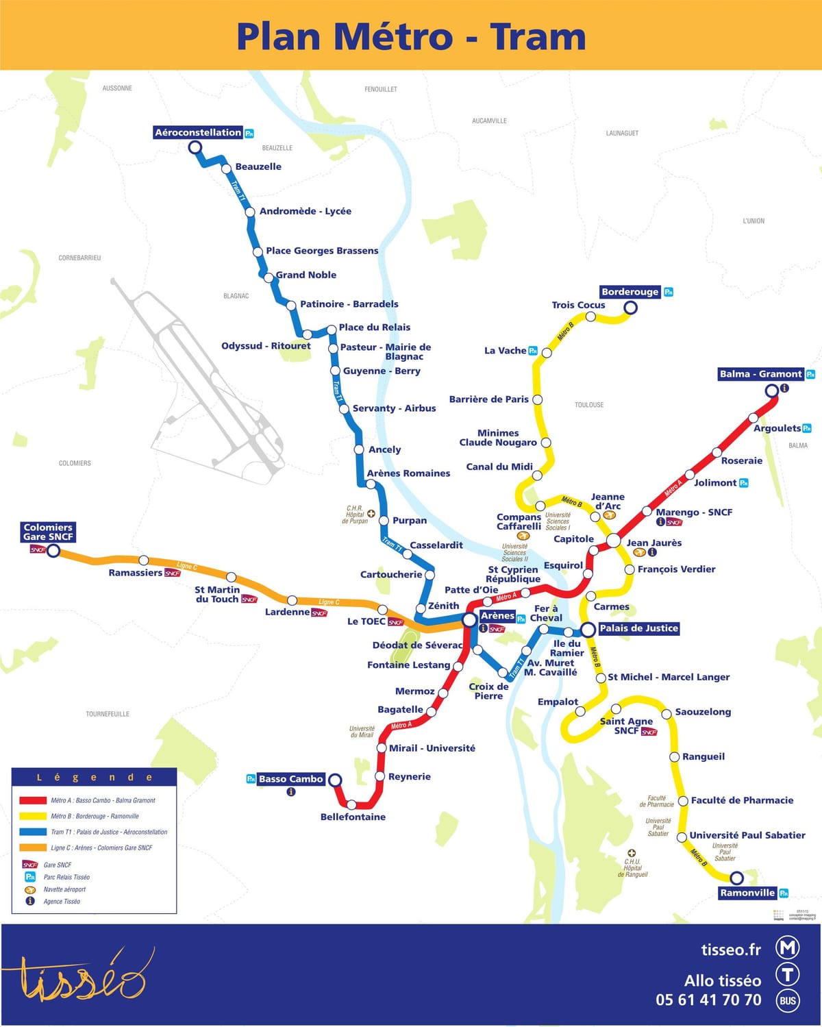 Toulouse metro zemljevid pdf
