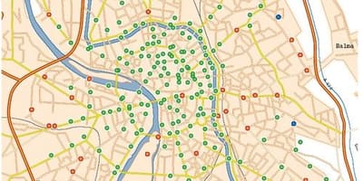 Zemljevid Toulouse kolo