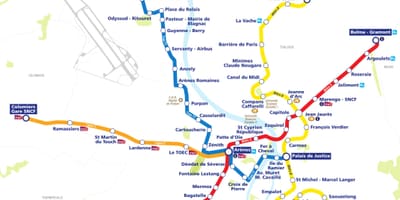 Toulouse metro zemljevid pdf