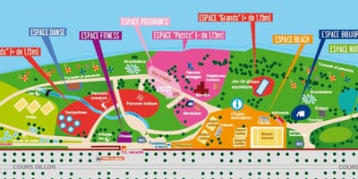 Zemljevid Toulouse plaži