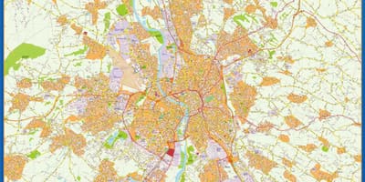 Zemljevid Toulouse trgovina