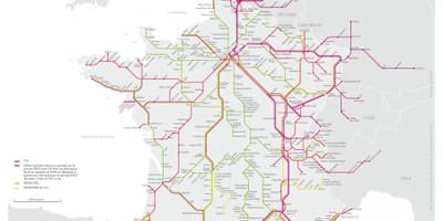 Toulouse železniške postaje zemljevid